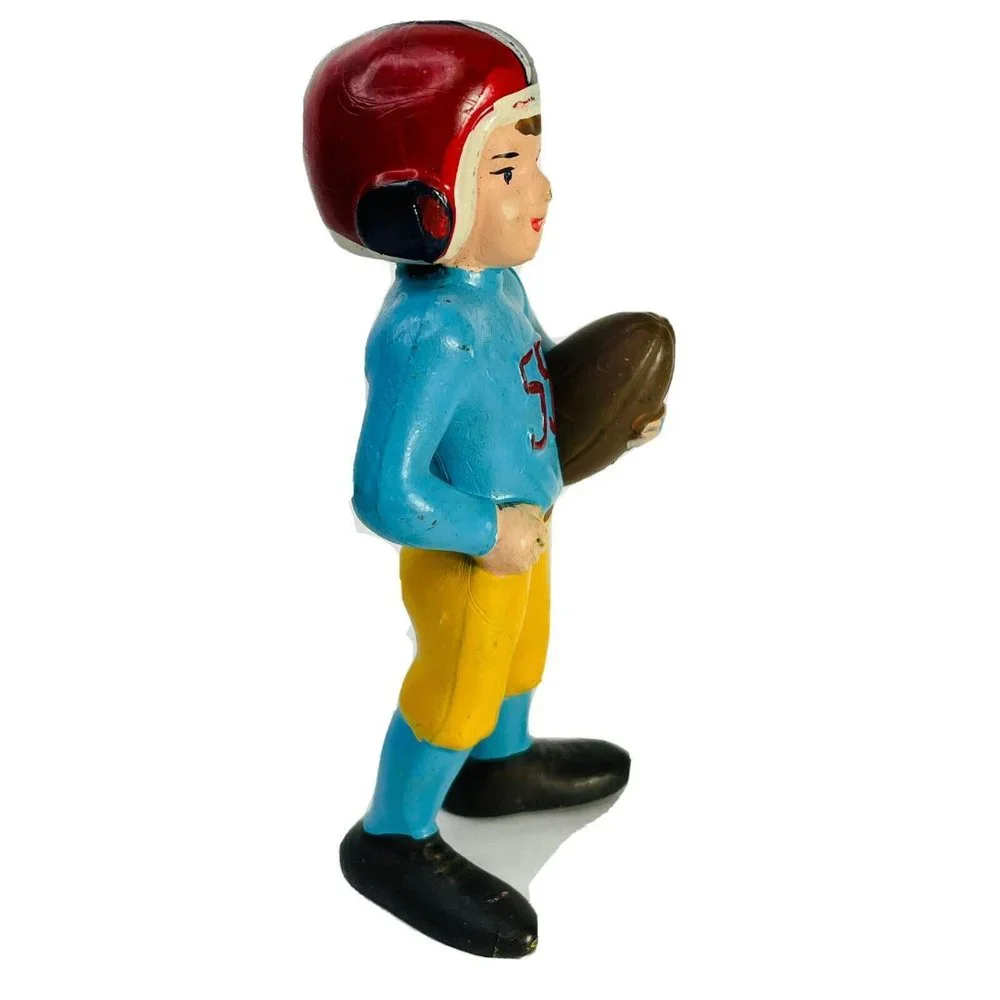 WILTON CAKE TOPPER FOOTBALL PLAYER #55 BOY KID 4.5